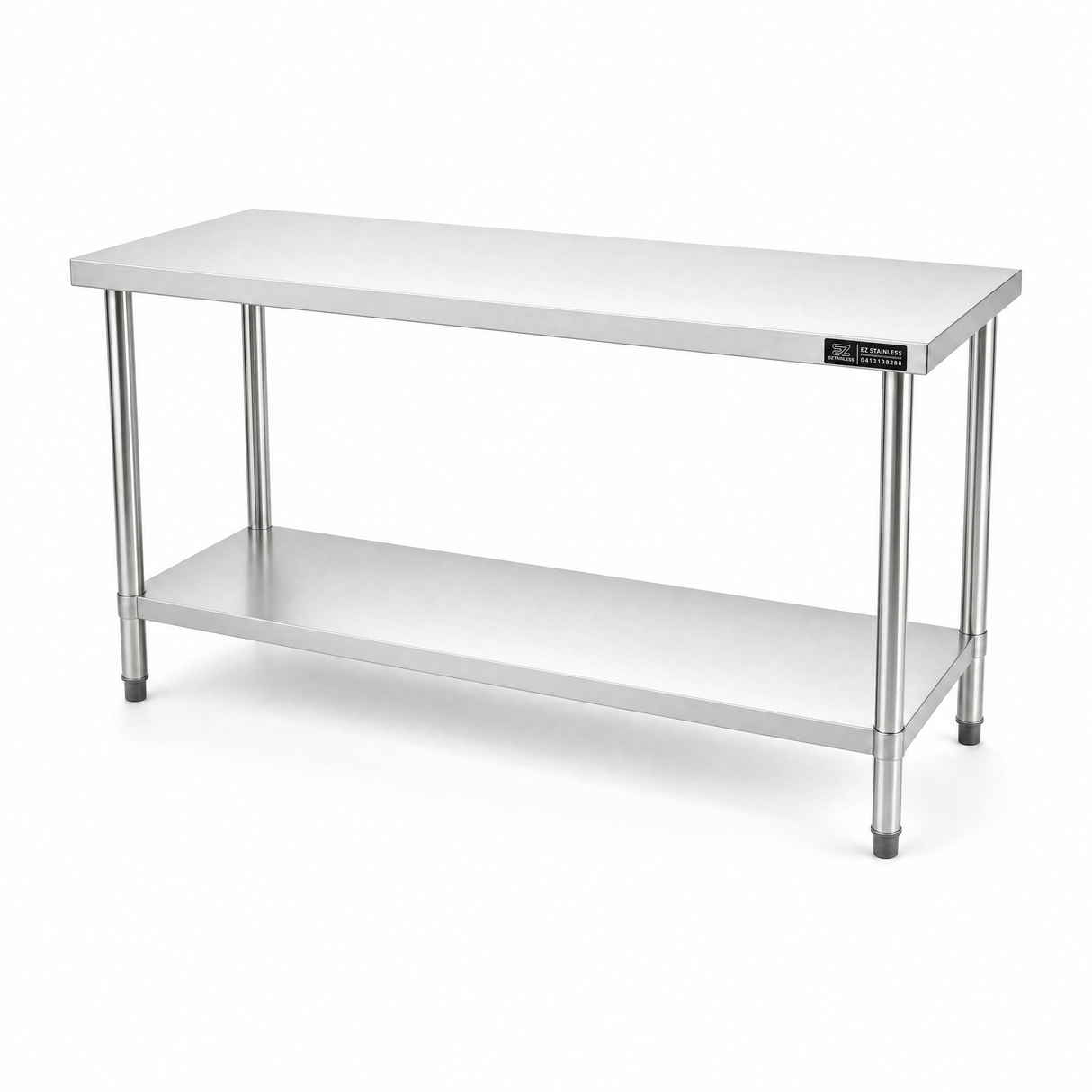 1800 x600 x900 Premium Range 1.2mm SS304 Heavy Duty Top Stainless Steel Benches EZ Stainless Pty Ltd