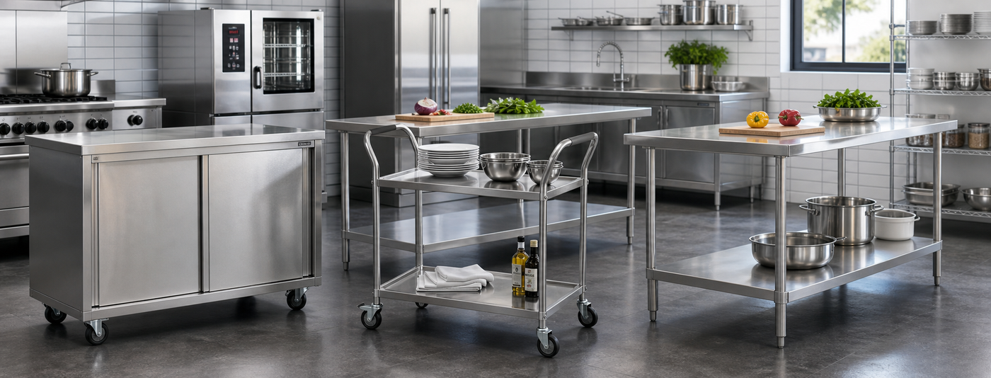 Commercial Kitchen Cabinet and Benches in Brisbane