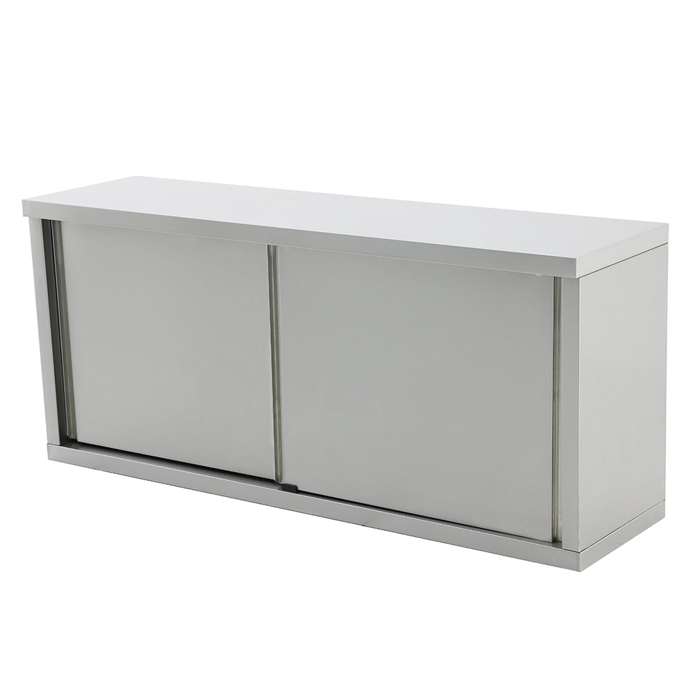 Wall Mount Cabinet with sliding door 1800x400x650 EZ Stainless Pty Ltd