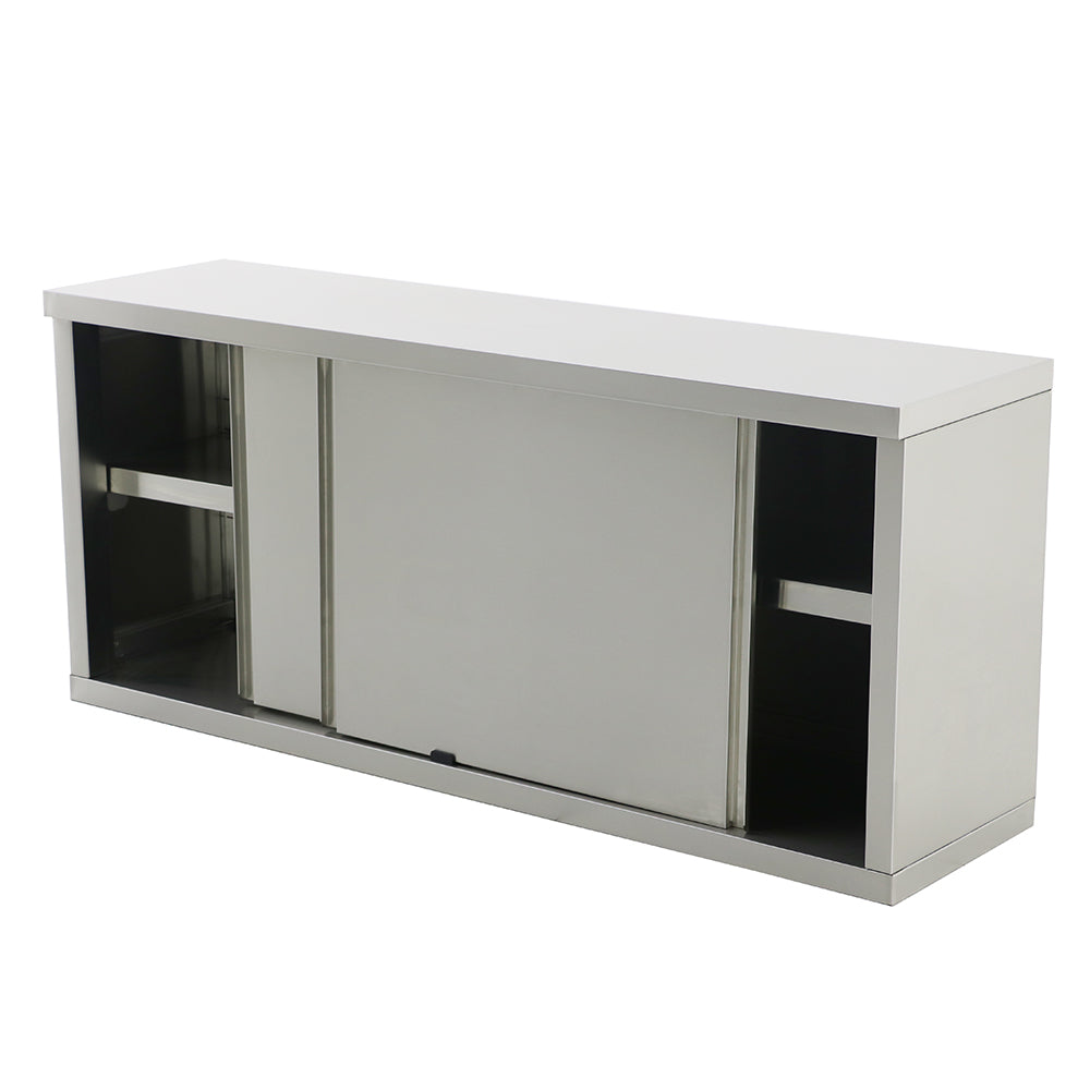 Wall Mount Cabinet with sliding door 1800x400x650 EZ Stainless Pty Ltd