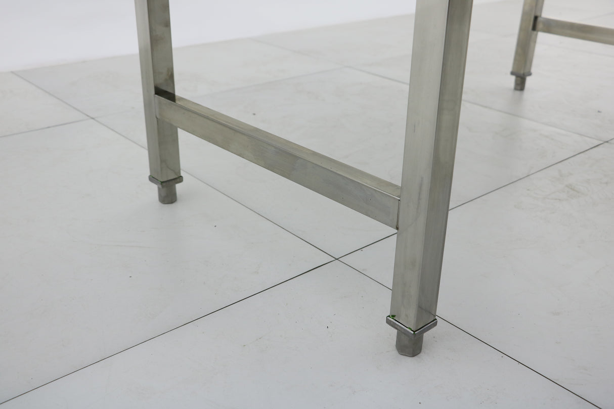 1.2mm SS304 Heavy Duty Foldable Stainless steel bench 1500x600x900 EZ Stainless Pty Ltd