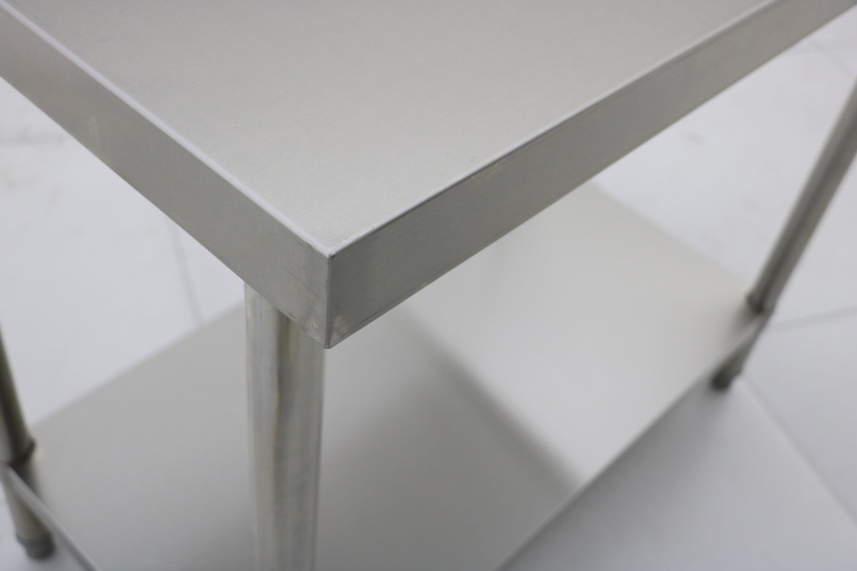 (BUDGET Range) 600(L)x 600(D)x 900(H) 2 TIER SS304 1.00mm Stainless Steel Bench/ Work Table EZ Stainless Pty Ltd
