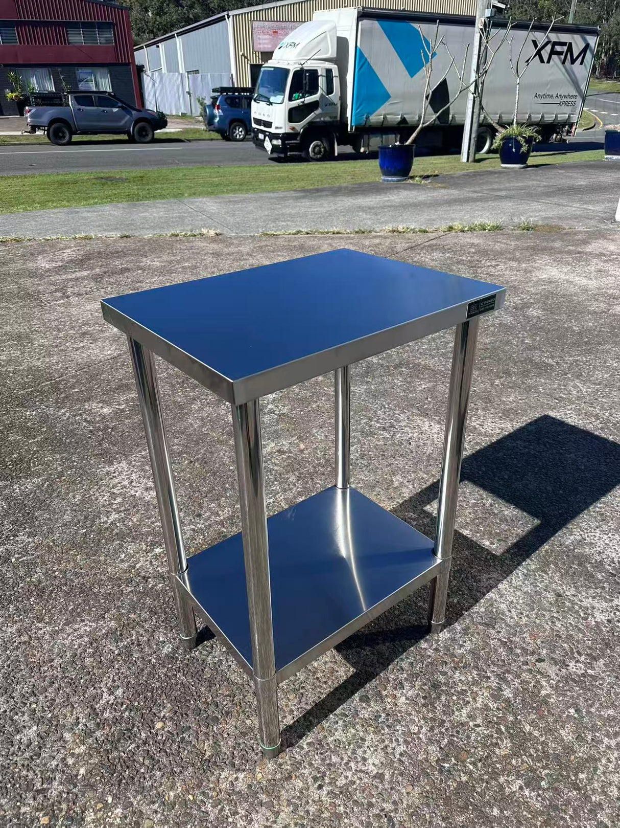 600(L) x450(D) x900(H) Premium Range 1.2mm SS304 Heavy Duty Top Stainless Steel Benches (Copy) EZ Stainless Pty Ltd