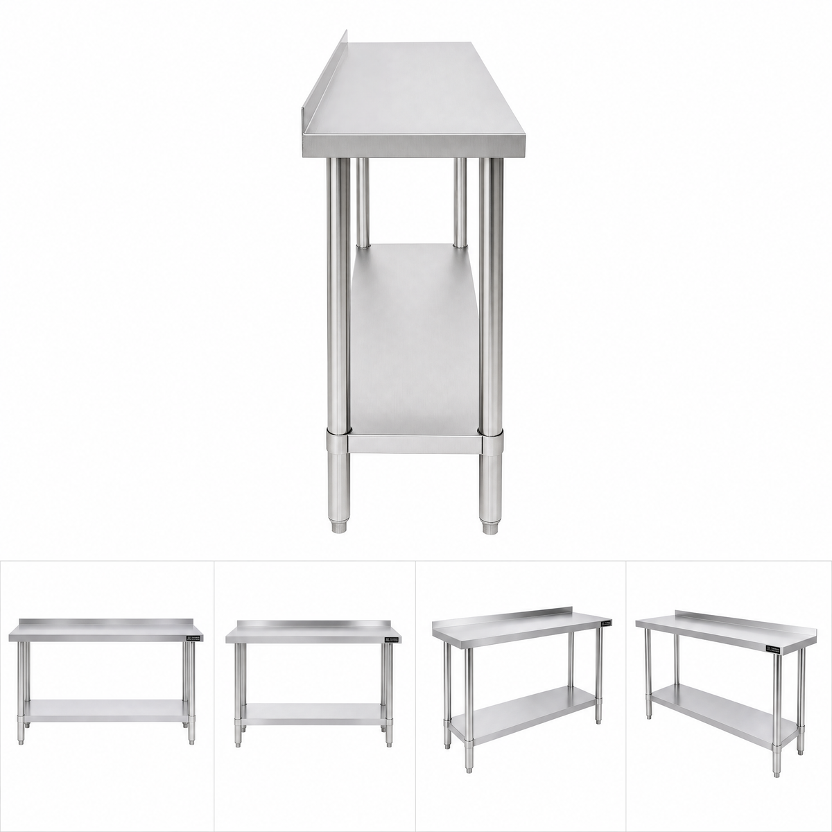1500(L) x450(D) x900(H) Premium Range 1.2mm SS304 Heavy Duty Top Stainless Steel Benches EZ Stainless Pty Ltd