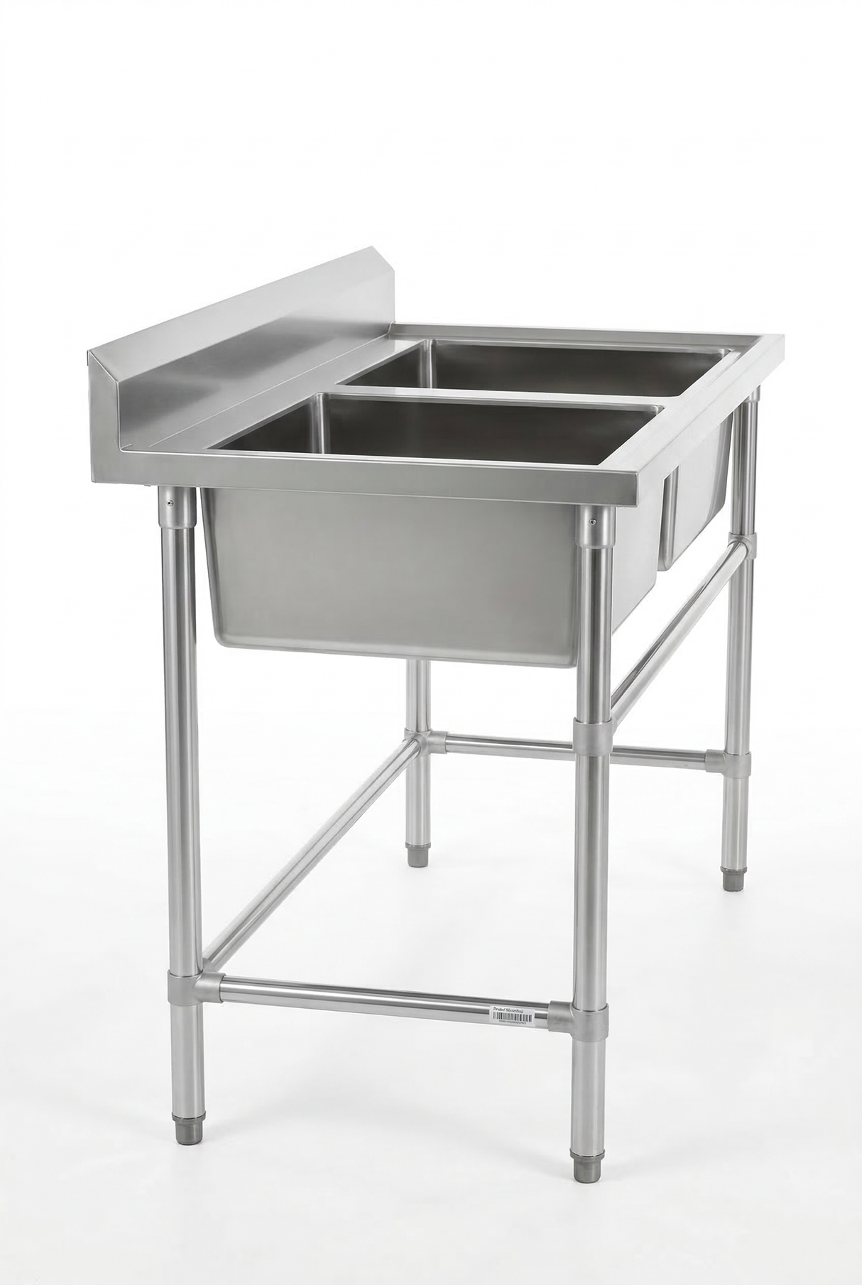 Commercial Stainless Steel Double Sink 1200w x 600d x 900h mm EZ Stainless Pty Ltd