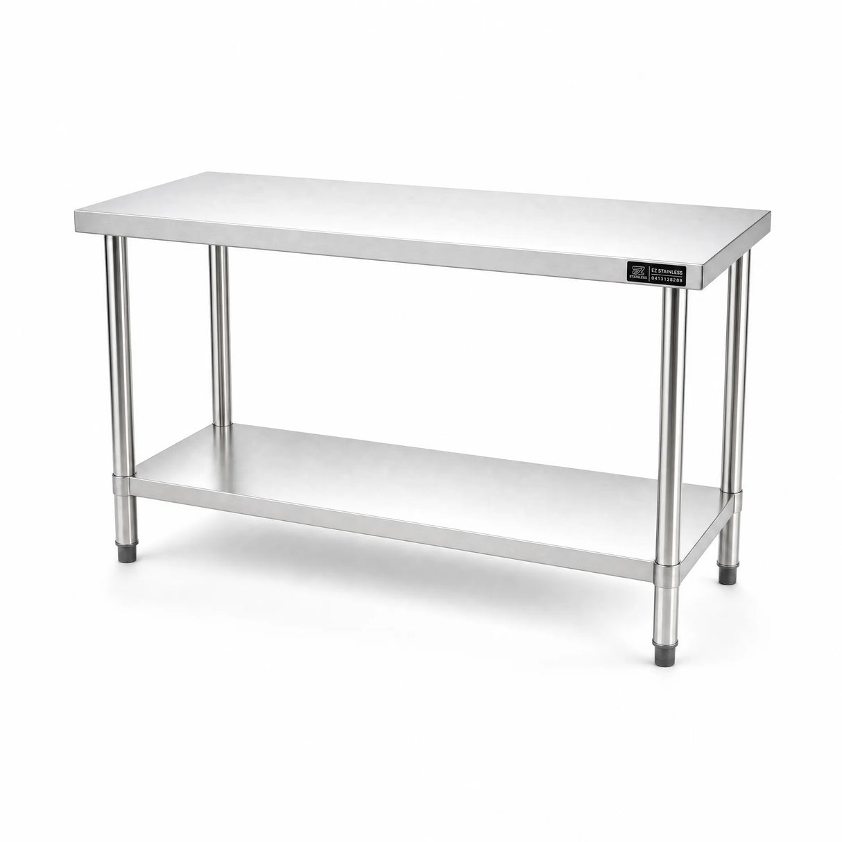 1500 x600 x900 Premium Range 1.2mm SS304 Heavy Duty Top Stainless Steel Benches EZ Stainless Pty Ltd