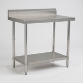 (700mm Deep) Econ range 1.0mm SS304 Stainless Steel Benches with Splash Back EZ Stainless Pty Ltd
