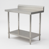 (700mm Deep) Econ range 1.0mm SS304 Stainless Steel Benches with Splash Back EZ Stainless Pty Ltd
