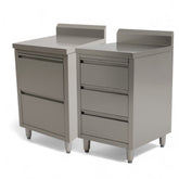 Stainless Steel Cabinet (set of two) (1 x 2drawers, 1x 3drawers) EZ Stainless Pty Ltd