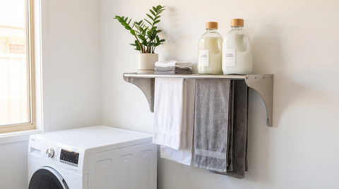 1500(L) x300(D) x340(H) Wall Mounted Stainless steel pipe shelf EZ Stainless Pty Ltd