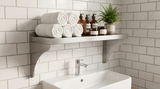 1500(L) x300(D) x340(H) Wall Mounted Stainless steel pipe shelf EZ Stainless Pty Ltd