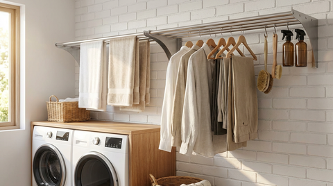 1500(L) x300(D) x340(H) Wall Mounted Stainless steel pipe shelf EZ Stainless Pty Ltd