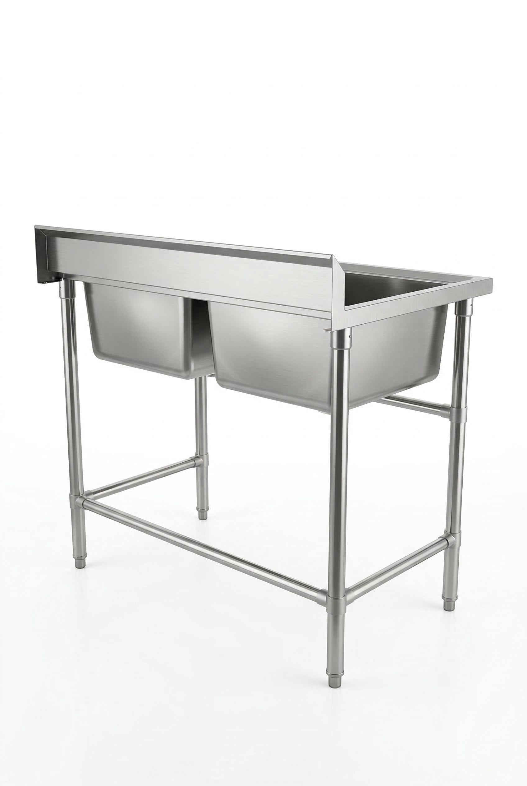 Commercial Stainless Steel Double Sink 1200w x 600d x 900h mm EZ Stainless Pty Ltd