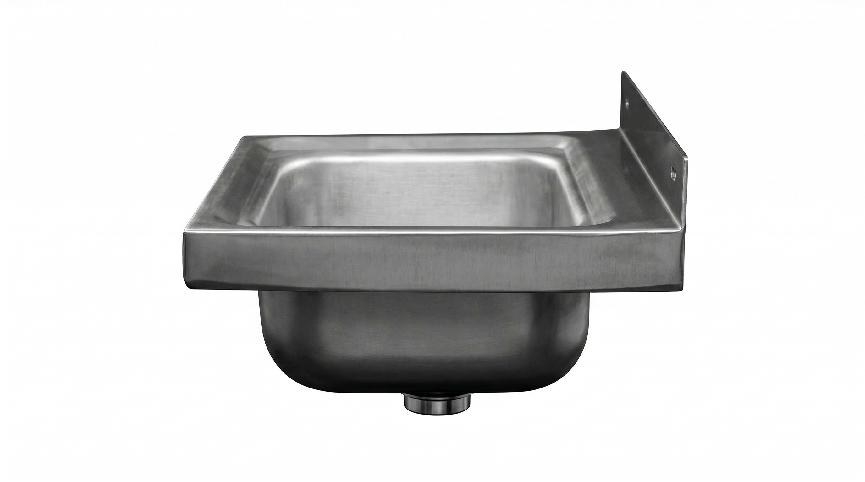 Wall Mount Basin Hand Wash Sink. 430(L) x380(D) x200(H) Hospital, WorkShop, Commercial Kitchen. EZ Stainless Pty Ltd