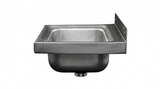 Wall Mount Basin Hand Wash Sink. 430(L) x380(D) x200(H) Hospital, WorkShop, Commercial Kitchen. EZ Stainless Pty Ltd