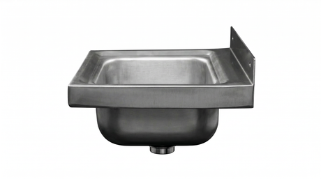 Wall Mount Basin Hand Wash Sink. 430(L) x380(D) x200(H) Hospital, WorkShop, Commercial Kitchen. EZ Stainless Pty Ltd