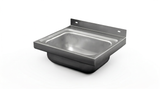 Wall Mount Basin Hand Wash Sink. 430(L) x380(D) x200(H) Hospital, WorkShop, Commercial Kitchen. EZ Stainless Pty Ltd