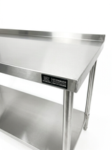 1500(L) x450(D) x900(H) Premium Range 1.2mm SS304 Heavy Duty Top Stainless Steel Benches EZ Stainless Pty Ltd