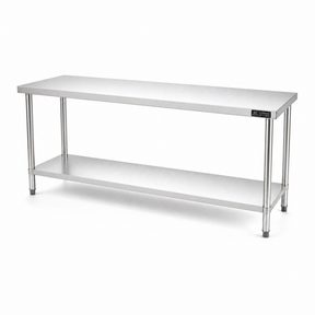 2000 x600 x900 Premium Range 1.2mm SS304 Heavy Duty Top Stainless Steel Benches EZ Stainless Pty Ltd