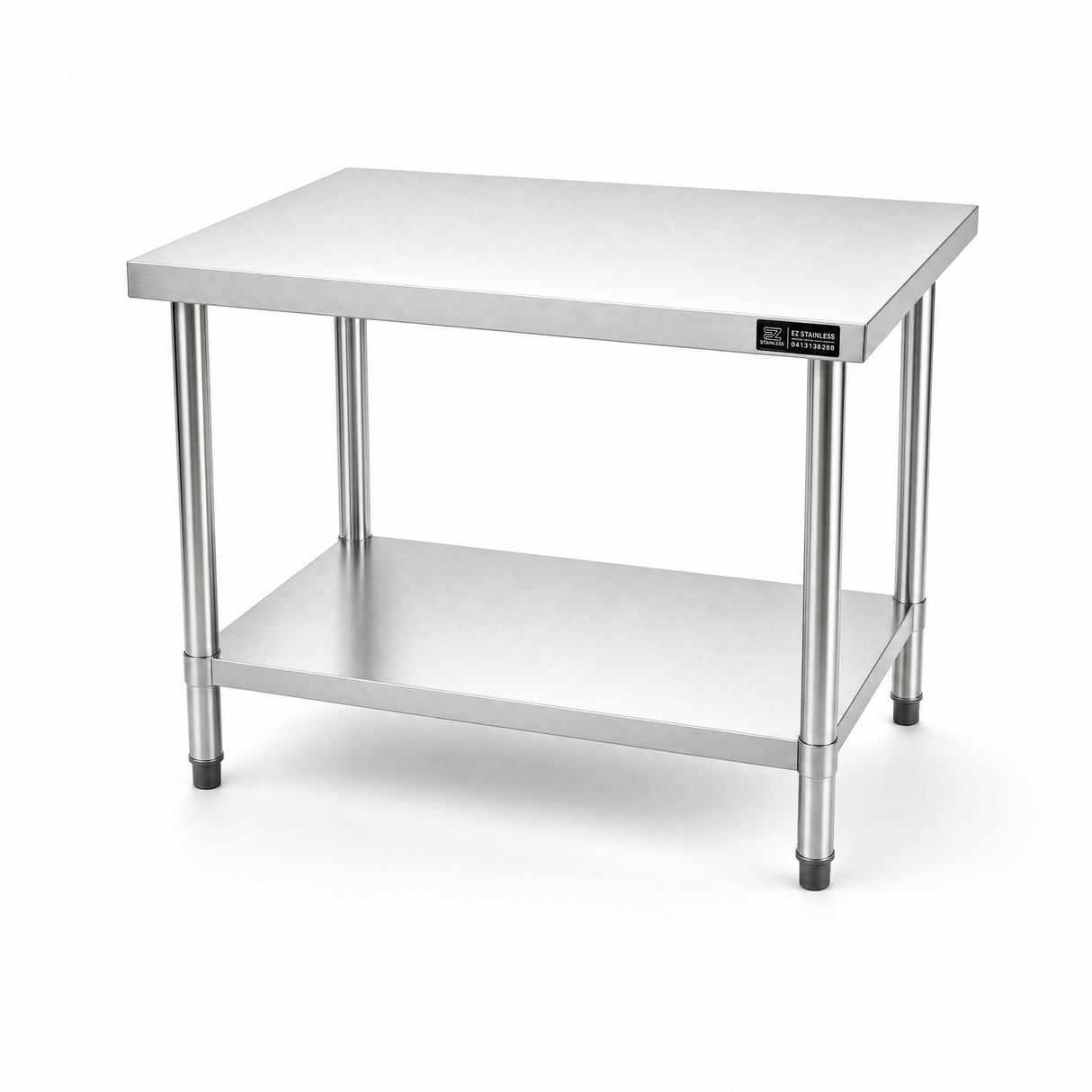 1000 x700 x900 Premium Range 1.2mm SS304 Heavy Duty Top Stainless Steel Benches EZ Stainless Pty Ltd