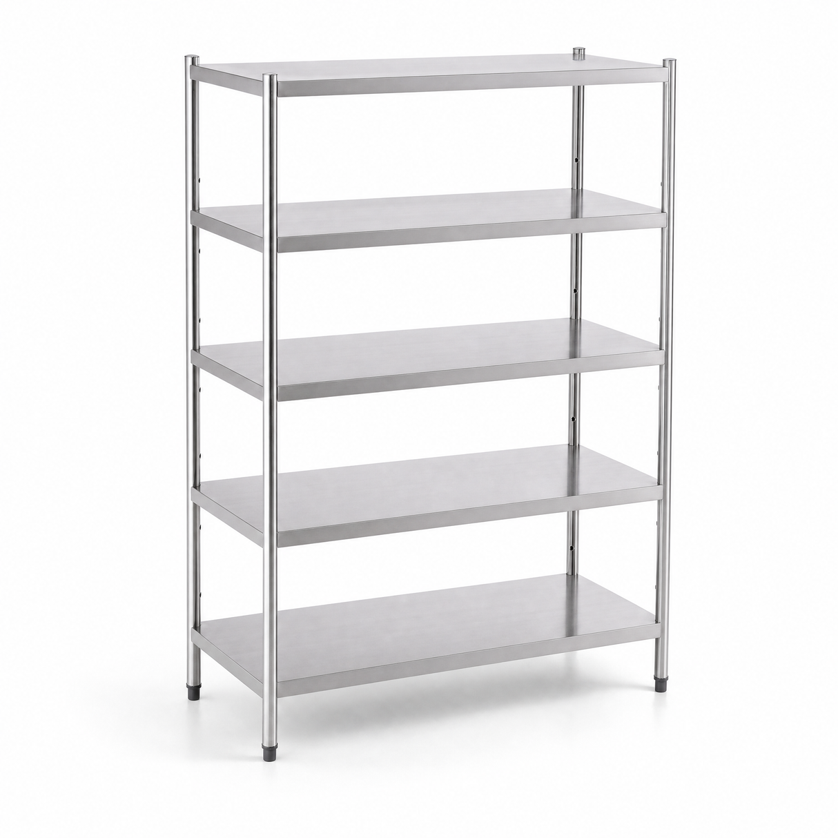 1200(L) x 500(D) x 1800(H) 5 Tier Rack/Shelving Unit for Food storage, Cold Room and Dry Storage EZ Stainless Pty Ltd