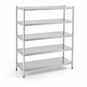 1800(L) x 500(D) x 1800(H) 5 Tier Rack/Shelving Unit for Food storage, Cold Room and Dry Storage (Copy) EZ Stainless Pty Ltd
