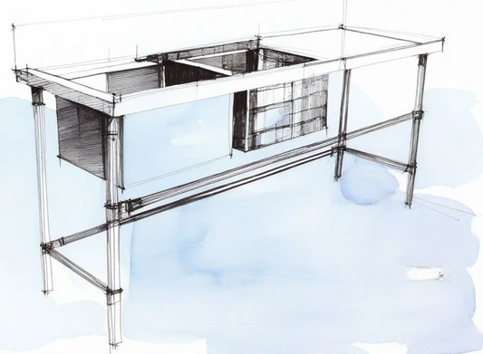 Double Left Sink with 120mm Splash Back  1800(L) x 700(D) x 900(H)