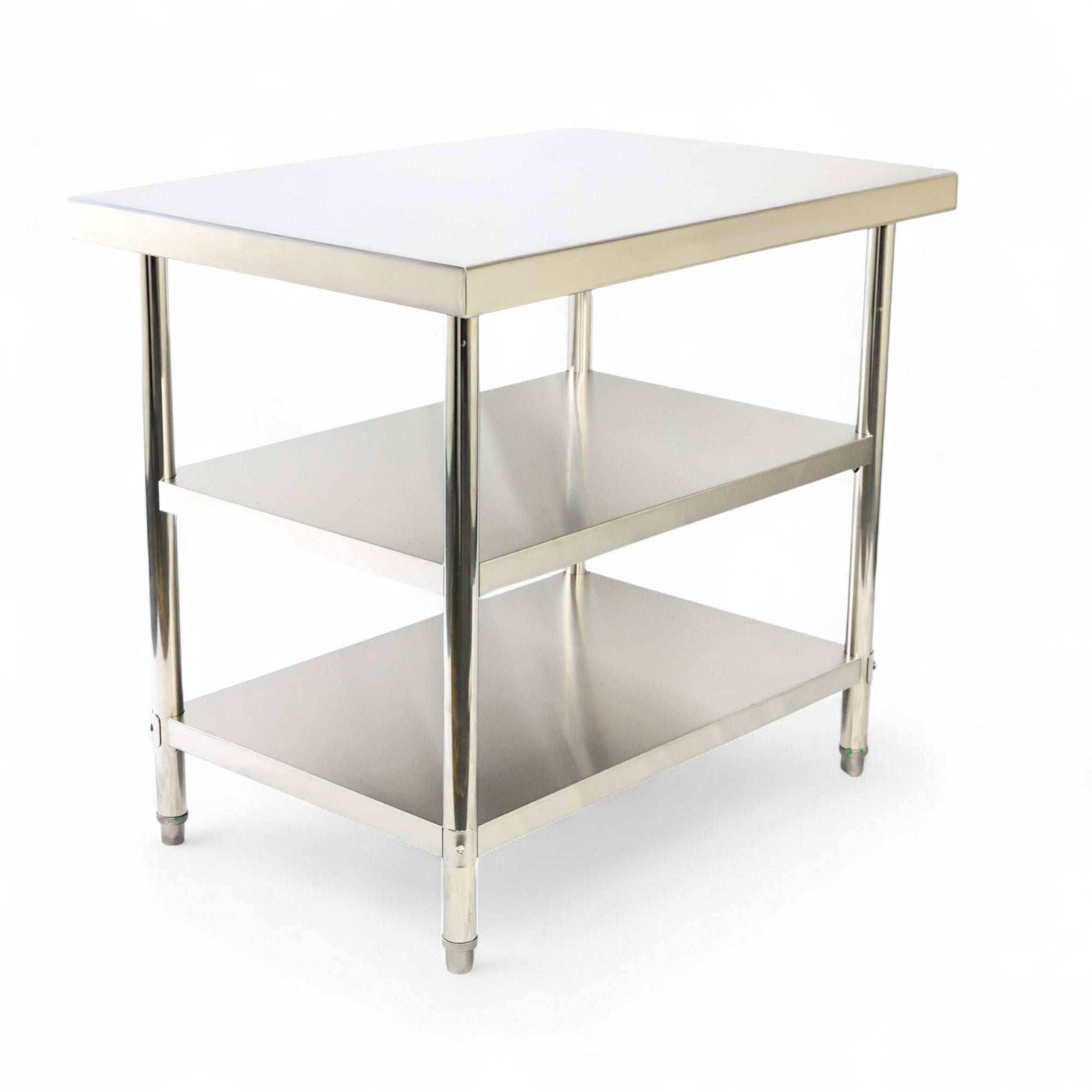 1200(L) x600(D) x900(H) 3 Tier Stainless Steel (FLAT) Bench/ Worktable for Kitchen and Food Prep EZ Stainless