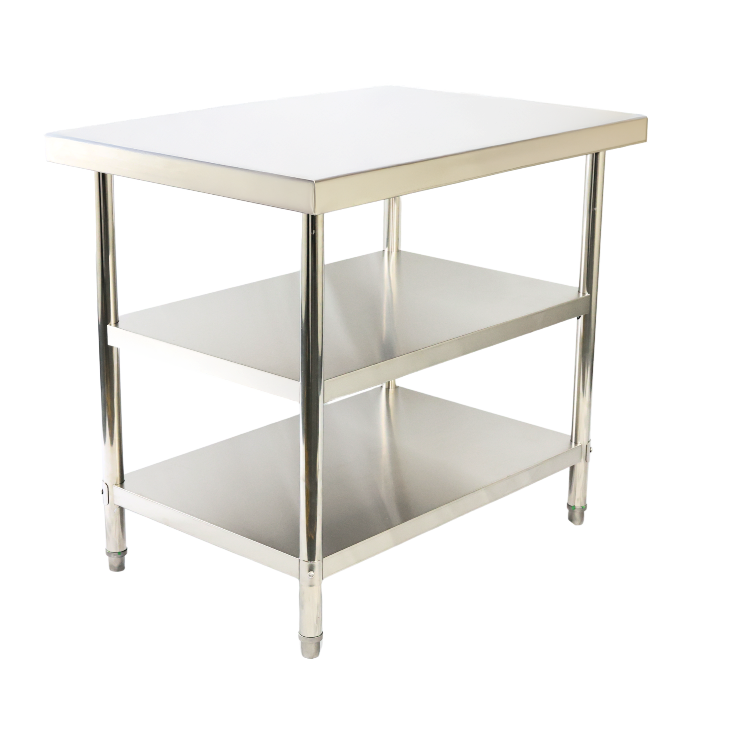 1000(L) x600(D) x900(H) 3 Tier Stainless Steel (FLAT) Bench/ Worktable for Kitchen and Food Prep EZ Stainless