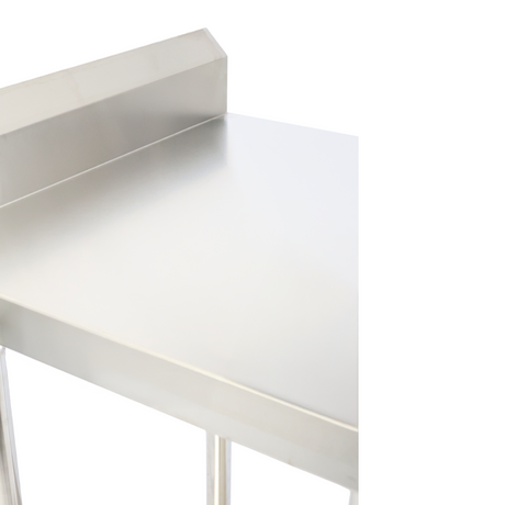(BUDGET Range) 2000(L)x 600(D)x 900(H) Splash Back 2 TIER SS304 1.00mm Stainless Steel Bench/ Work Table EZ Stainless Pty Ltd