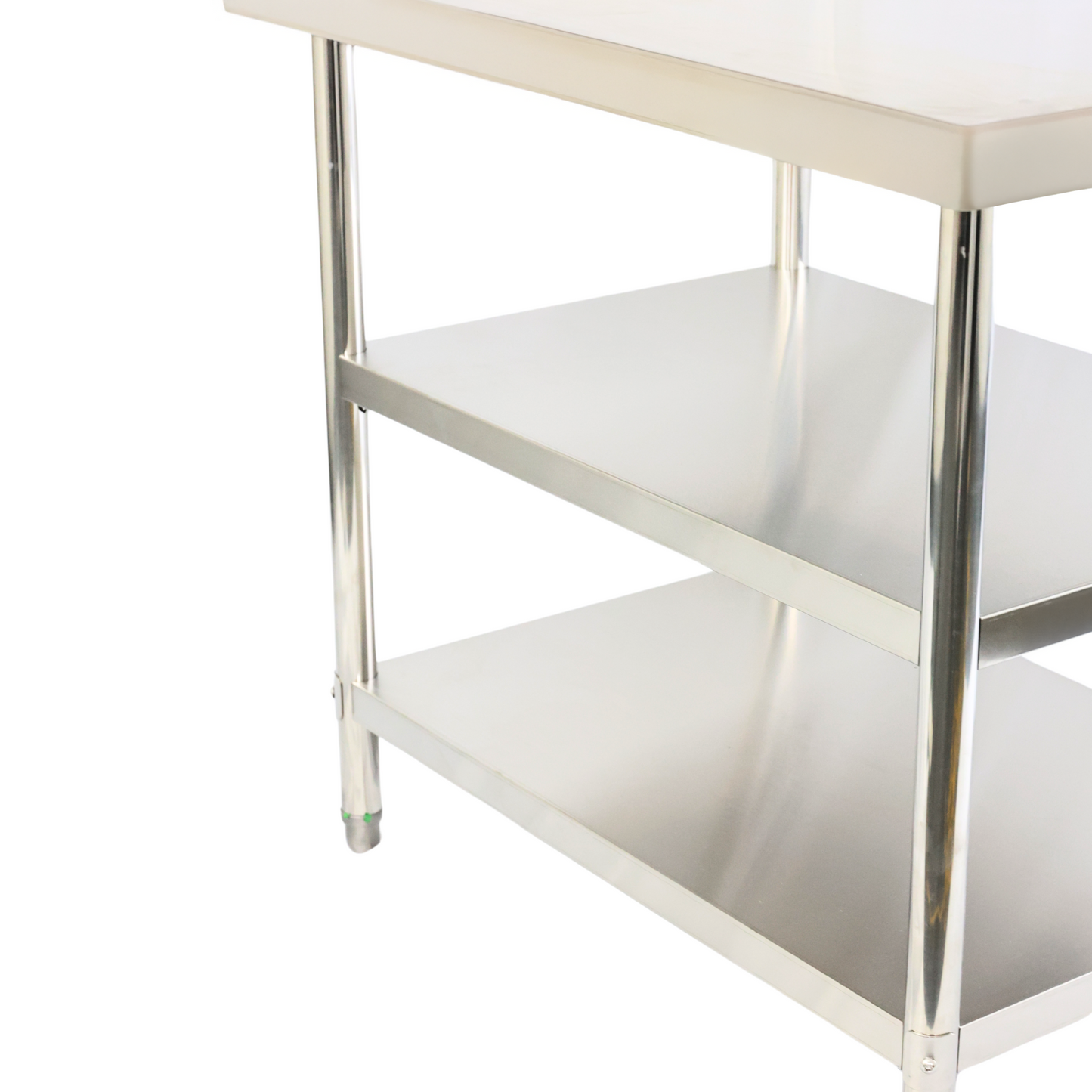 2000(L) x600(D) x900(H) 3 Tier Stainless Steel (FLAT) Bench/ Worktable for Kitchen and Food Prep