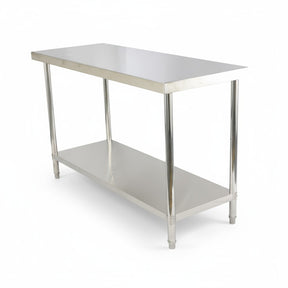 (BUDGET Range) 1800(L)x 600(D)x 900(H) 2 TIER SS304 1.00mm Stainless Steel Bench/ Work Table EZ Stainless Pty Ltd