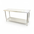 (BUDGET Range) 2000(L)x 600(D)x 900(H) 2 TIER SS304 1.00mm Stainless Steel Bench/ Work Table EZ Stainless Pty Ltd