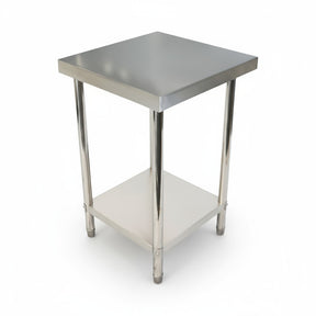 (BUDGET Range) 600(L)x 600(D)x 900(H) 2 TIER SS304 1.00mm Stainless Steel Bench/ Work Table EZ Stainless Pty Ltd