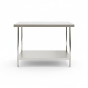(BUDGET Range) 1800(L)x 600(D)x 900(H) 2 TIER SS304 1.00mm Stainless Steel Bench/ Work Table EZ Stainless Pty Ltd