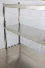 Add-on Stainless Steel Over Shelf (Middle Shelf is adjustable in height) EZ Stainless Pty Ltd