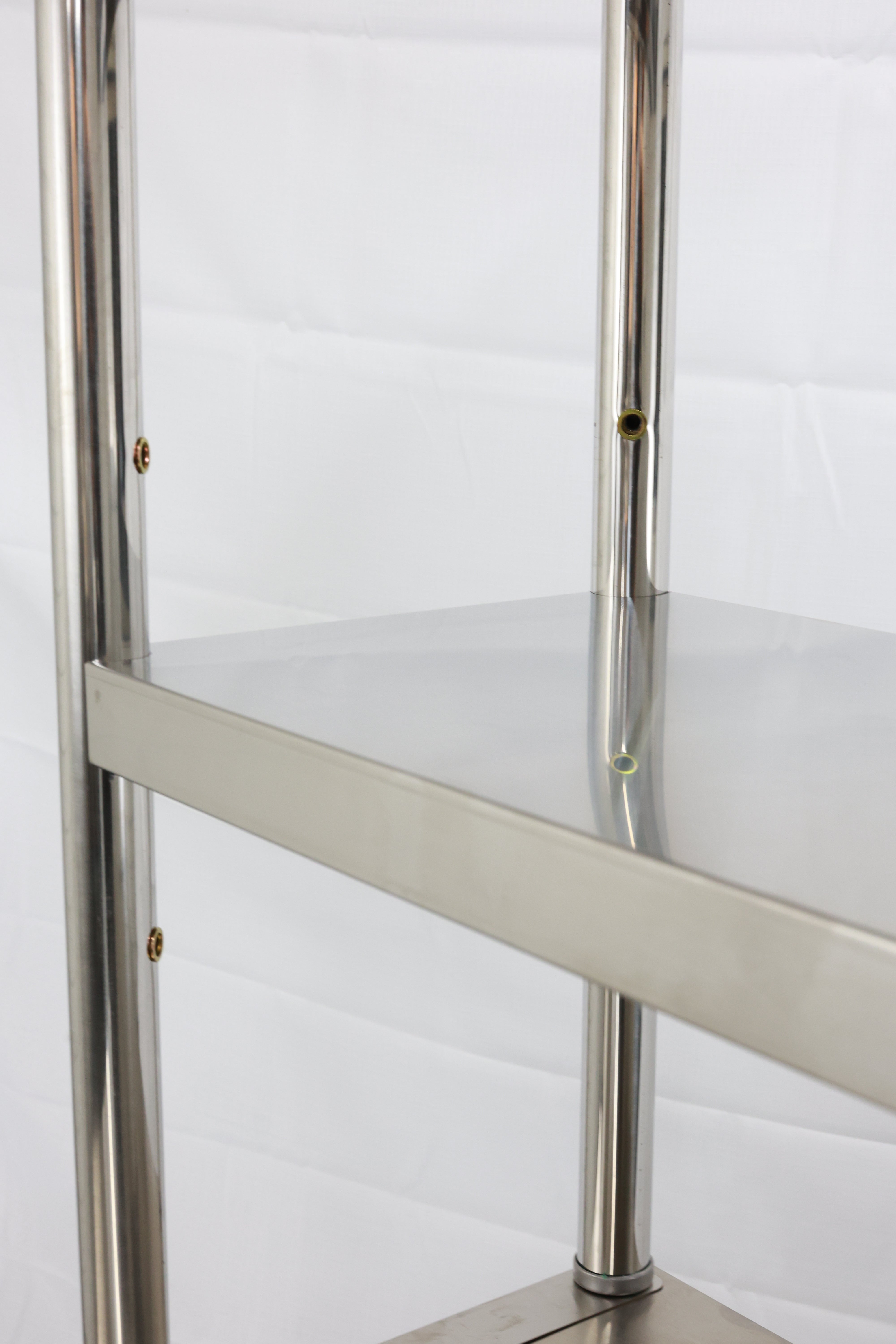 Add-on Stainless Steel Over Shelf (Middle Shelf is adjustable in height)