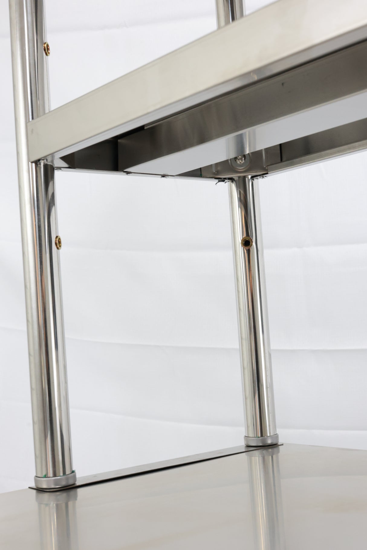 Add-on Stainless Steel Over Shelf (Middle Shelf is adjustable in height) EZ Stainless Pty Ltd