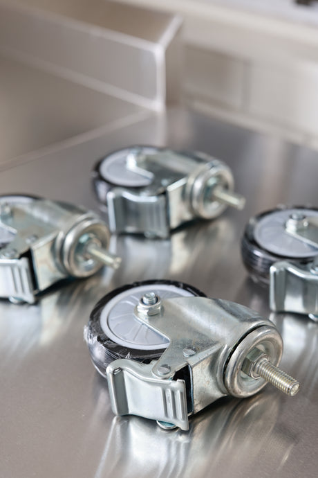 Heavy Duty Stainless Steel Lockable Wheels x4 EZ Stainless Pty Ltd
