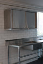 Wall Mount Cabinet with sliding door 1800x400x650 EZ Stainless Pty Ltd