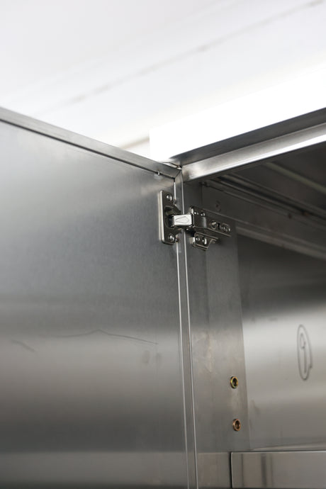 Cupboard Cabinet Double Hinged Door 1200x600x1800 EZ Stainless Pty Ltd