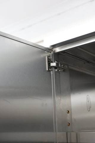 Cupboard Cabinet Double Hinged Door 1200x600x1800 EZ Stainless Pty Ltd