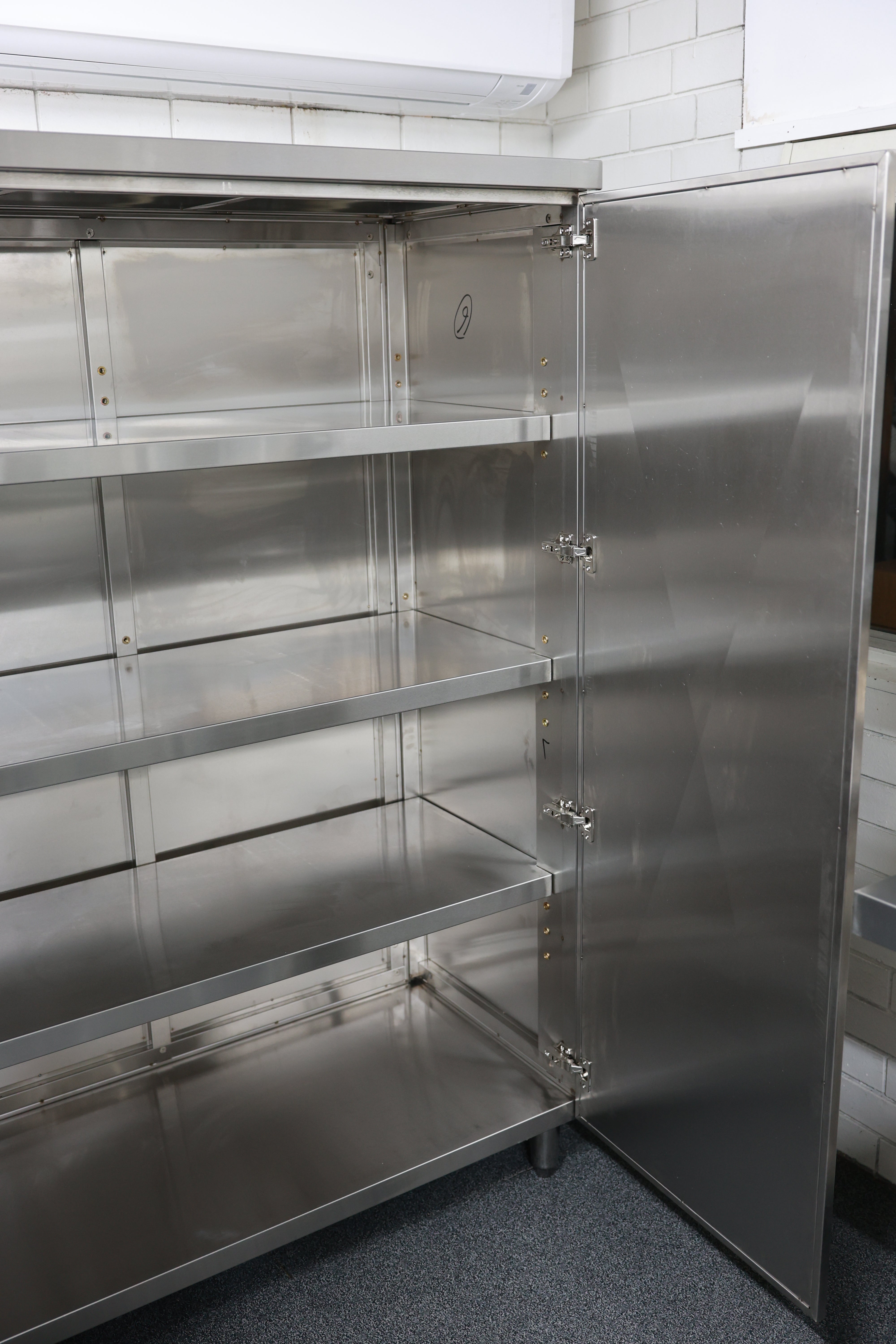 (#XD005) 1200x600x1800 Hinged door cabinet 120KG (Brand New, Pick up only, 5 left) EZ Stainless Pty Ltd