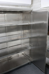 (#XD005) 1200x600x1800 Hinged door cabinet 120KG (Brand New, Pick up only, 5 left) EZ Stainless Pty Ltd