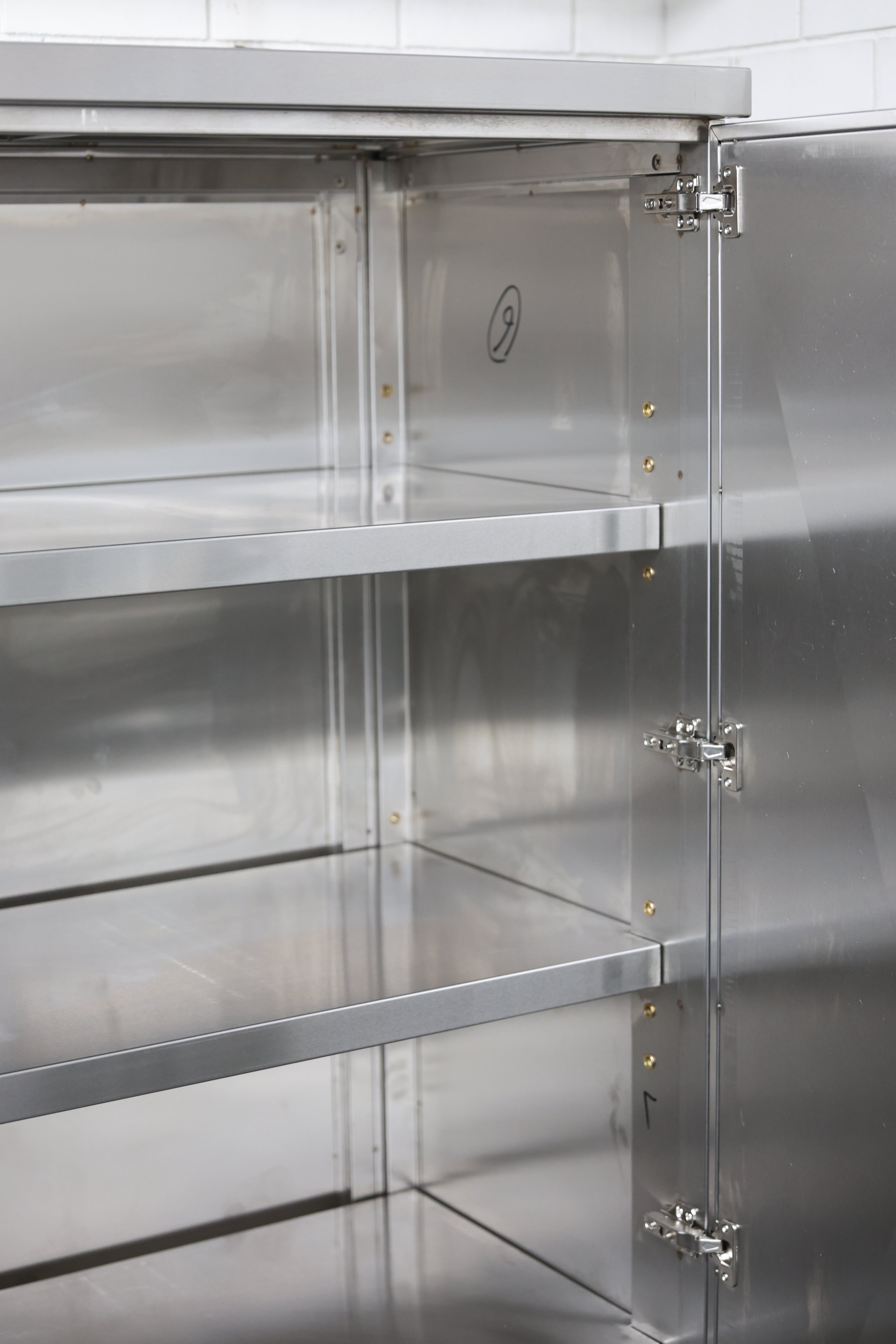 Cupboard Cabinet Double Hinged Door 1200x600x1800 EZ Stainless Pty Ltd