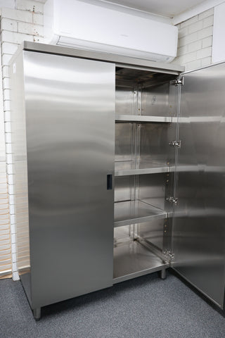 (#XD005) 1200x600x1800 Hinged door cabinet 120KG (Brand New, Pick up only, 5 left) EZ Stainless Pty Ltd