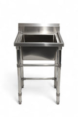 Commercial Stainless Steel Single Sink 600w x 600d x 900h mm EZ Stainless Pty Ltd