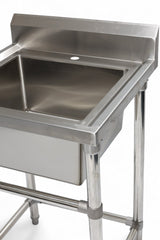 Commercial Stainless Steel Single Sink 600w x 600d x 900h mm EZ Stainless Pty Ltd