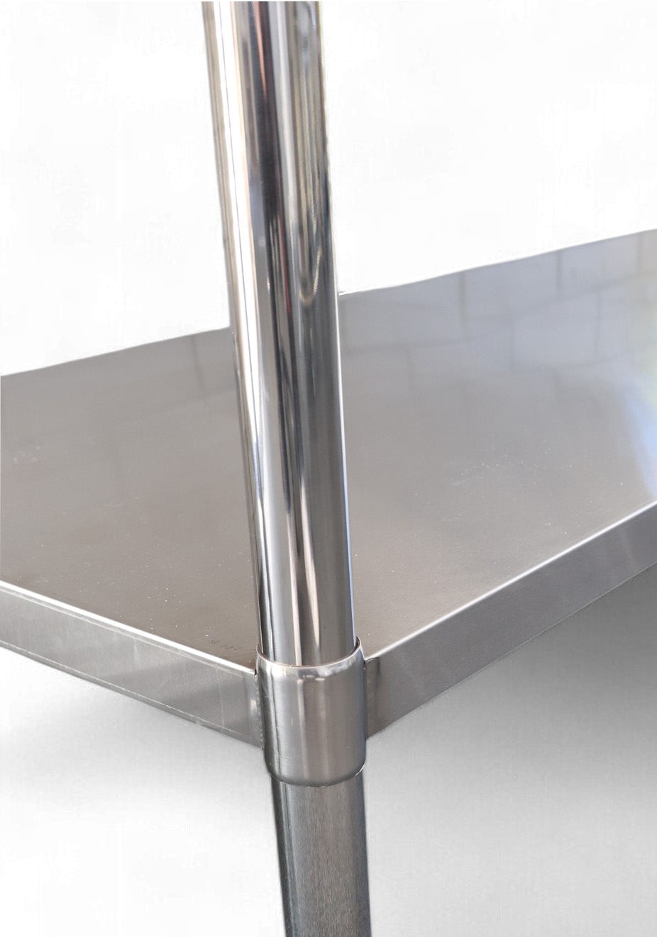 Double Left Sink with 120mm Splash Back 1800(L) x 700(D) x 900(H) EZ Stainless Pty Ltd