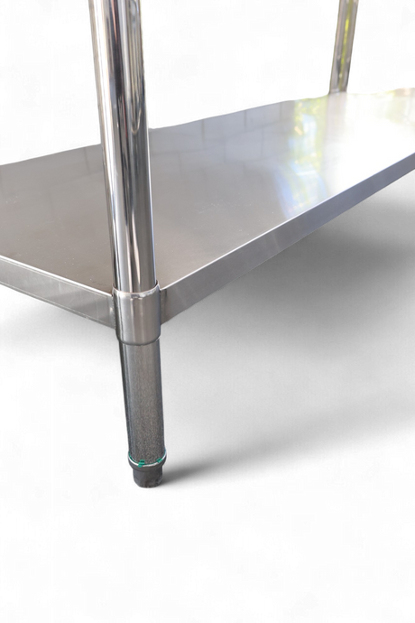 Single Right Sink with 120mm Splash Back 1200(L) x 700(D) x 900(H) EZ Stainless Pty Ltd